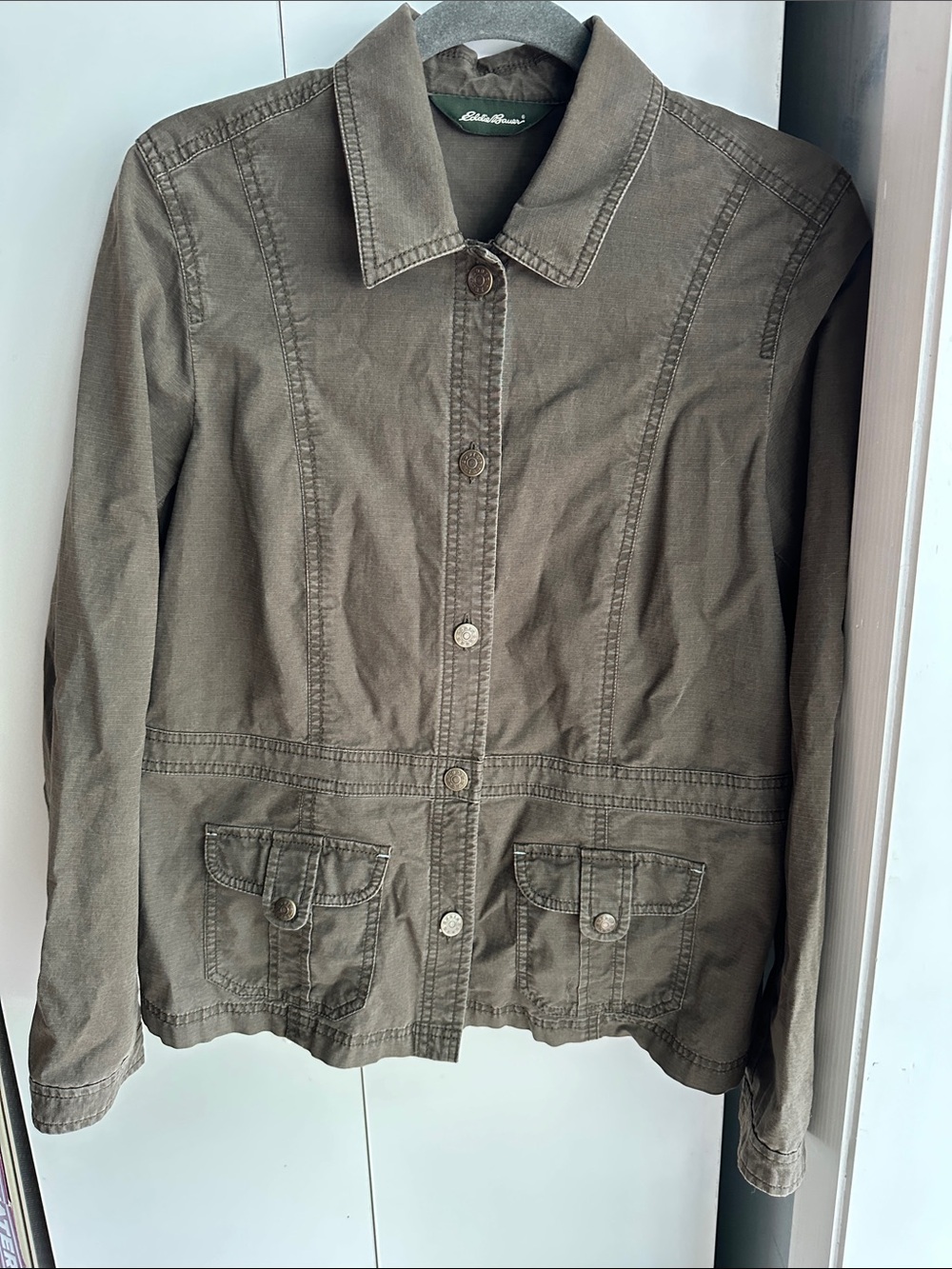 Eddie Bauer Chestnut Brown Casual Shirt